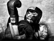 Jose Girl -The Boxer-  Medium: Photography Printed on Fine Art Canson Baryta Prestige Il Photo paper, 340 gsm. Dimensions: 24 x 20 inches / 60 X 51 cm  EDITION OF 5