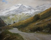 Alps  80 x 100 cmoil on canvas 2021