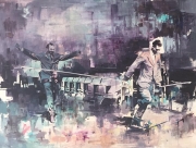 Hide & Seek 9 85 x 110 cm Öl auf Leinwand 2016