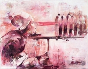 Contact 70 x 90 cm Öl auf Leinwand 2016