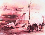 Expo 130 x 165 cm Öl auf Leinwand 2016