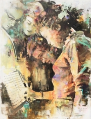 Hide & Seek 4 85 x 110 cm Öl auf Leinwand 2016