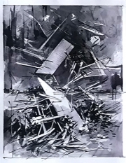 no title Tuschezeichnung auf Papier  41 x 31 cm 2019