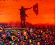 The Revolutionary Öl auf Leinwand 180 x 220 cm. 2013
