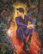 -Face to Face- 80 x 100 cm Öl auf Leinwand 2023