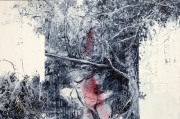 "The Memory Of The Forrest"  60 x 90 cm  Öl auf Karton 2021