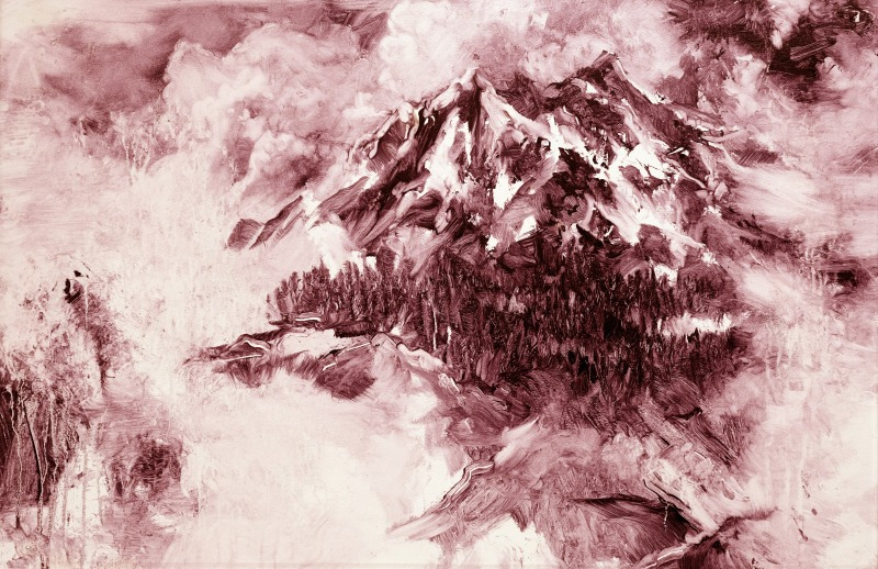 "Zum Greb"  60 x 90 cm  Öl auf Karton 2021