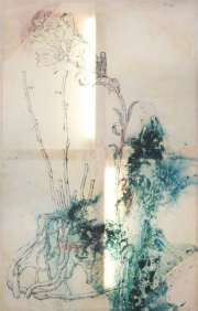 "Inkalilie" 165 x 105 Öl auf Polyester mit LED Leuchten 2022