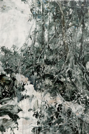 Maikaeferflieg 16 75 x 50 x 5 cm Öl auf Papier (gerahmt) 2021
