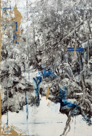 Follow the Pathe 117 x 79 cm Öl auf Papier 2022