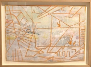 Florian Fausch Papierarbeiten Öl, Metalpigmente, Schellack, gerahmt