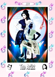 Kathrin Günter "The Artist"  Direktdruck auf Acrylglass 100 x 70 cm als Leuchtkasten (Tiefe 15 cm) 2015 Unikat