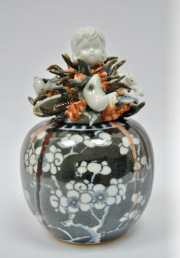 "blue" glasierte Keramik 20 x 12 x 12 cm 2021