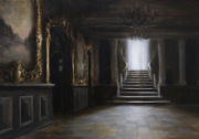 Maxwell Dunlop "Descent"  50 x 70 cm Öl auf Leinwand 2022