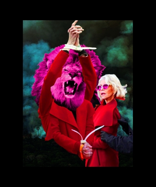 Kathrin Günter „My Fire Drill Fridays“  90 x 75 cm  fine art print auf Aluminium 2020