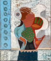 MASCH | GIRL WITH FLOWING HAIR I oil on canvas I 60 x 80 cm 2025
