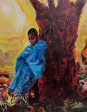 Armando Marino | The Prophet | Öl auf Leinwand | 100 x 80 cm 2023