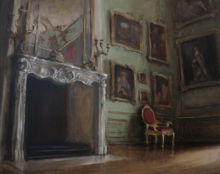 Maxwell Dunlop Last Emperor 40 x 50 cm Öl auf Leinwand 2021