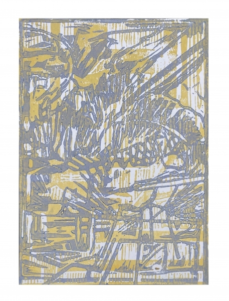 Florian Fausch  #1  Linoldruck 29,7 x 21 cm auf 250 g LineArt Papier Auflage 24