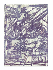 Florian Fausch  #15  Linoldruck 29,7 x 21 cm auf 250 g LineArt Papier Auflage 24