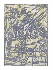Florian Fausch  #23  Linoldruck 29,7 x 21 cm auf 250 g LineArt Papier Auflage 24