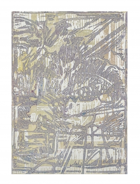 Florian Fausch  #24  Linoldruck 29,7 x 21 cm auf 250 g LineArt Papier Auflage 24