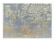 Florian Fausch #10  Linoldruck auf 250 g LineArt Papier  29,7 x 42  cm  2021  Auflage 24