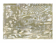 Florian Fausch #16  Linoldruck auf 250 g LineArt Papier  29,7 x 42  cm  2021  Auflage 24