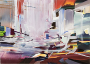 Florian Fausch "211001" 100 x 140 cm Öl auf Leinwand 2022