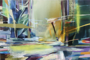 Florian Fausch  "210501" Öl auf Leinwand 80 x 120 cm 2022