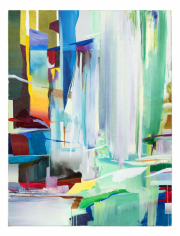 Florian Fausch -o.T. 06-  100 x 70 cm Öl auf Leinwand 2022