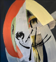Hannah Jones - Aros - 98 x 108 cm  Acryl auf Papier 2021