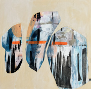Hannah Jones „Wide open Air“	Acryl auf Leinwand 	70 x 70 cm	2023