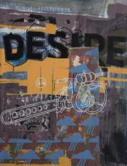 Juan Miguel Pozo -Desire- 89 x 117 cm Acryl auf Leinwand 2023
