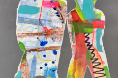 Hannah Jones -Count on Me II- 70 x 50 cm Acryl auf Papier 2024