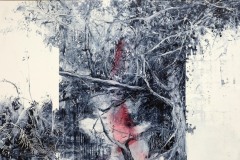 Arny Schmit "The Memory Of The Forrest" 60 x 90 cm Öl auf Papier 2021