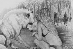 Anna Borowy o.T. / without title Graphit auf Arches-Frances-Bütten Papier / graphit on Arches-Frances-Bütten paper 75 x 55 cm 2019