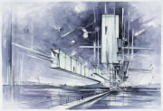 "Utopia #4539" 75 x 100 cm ink auf Papier 2021