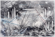 "Utopia #4374" 75 x 105 cm Ink auf Papier 2020