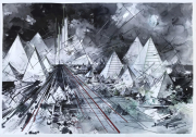 Utopia-5569-75-x-110-cm-ink-marker-pencil-on-paper-2020-min