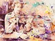 Fusion 85 x 115 cm Öl auf Leinwand 2017