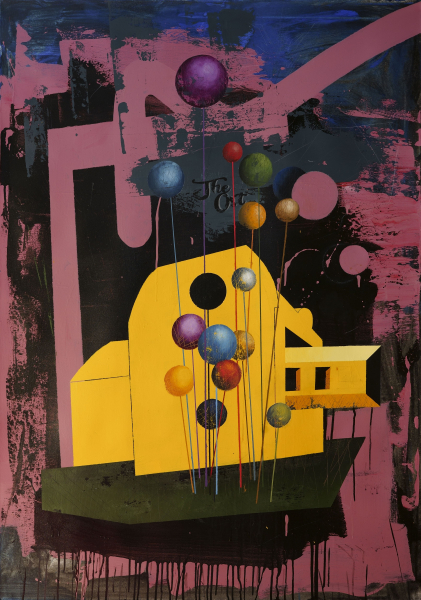 Juan Miguel Pozo "XX Anniversary" 140 x 100 cm Acryl auf Leinwand 2021