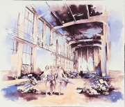 searching for memories 7, 2015, Acryl, Öl auf Leinwand , 170 x 200 cm