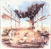 searching for memories 2, 2015, Acryl, Öl auf Leinwand , 200 x 210 cm