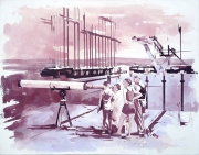 Pooltime VII, 2014, Acryl, Öl auf Leinwand 100 x 130 cm