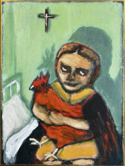 „Kakamega“ Acryl und Goldpaste auf Leinwand 40 x 30 cm 2025