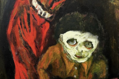 „The Devil’s Music“ Acryl und Goldpaste auf Leinwand 51 x 40 cm 2025