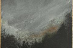 „The Meeting Place“ Acryl und Goldpaste auf Leinwand 36 x 26 cm 2025