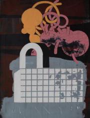 -Wifi Park- 60 x 81 cm Acryl auf Leinwand 2023