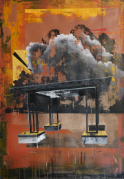 „The big Burden“ Acryl auf Leinwand 100 x 140  cm 2021